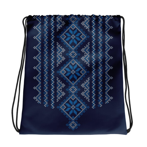 Palestinian Realistic Embroidery Pattern #16 Customized Drawstring Bag