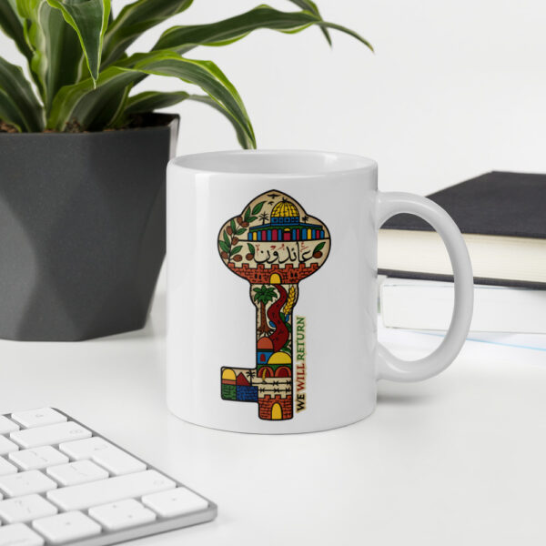 Palestinian Key of Return Palestine Freedom Customized Gift Coffee Mug - Image 4