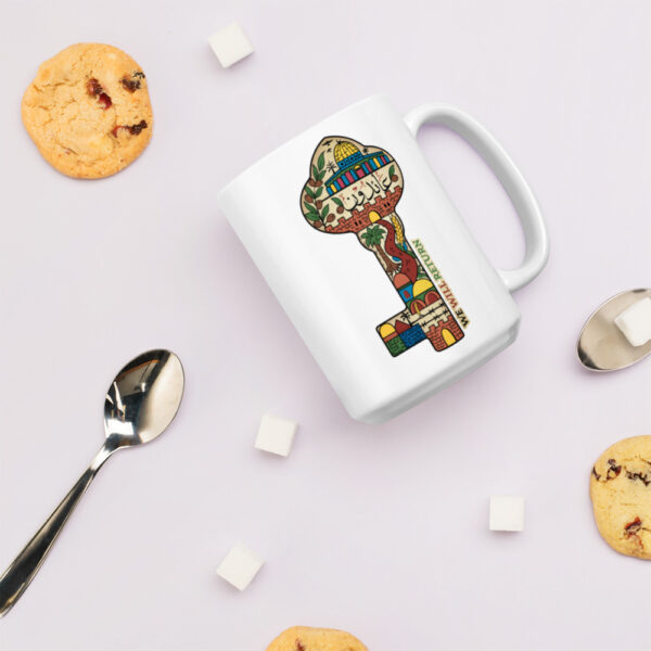 Palestinian Key of Return Palestine Freedom Customized Gift Coffee Mug - Image 5