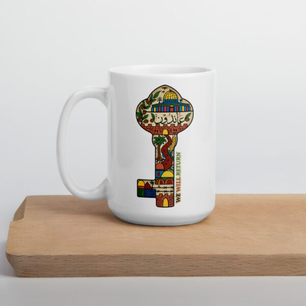 Palestinian Key of Return Palestine Freedom Customized Gift Coffee Mug - Image 6