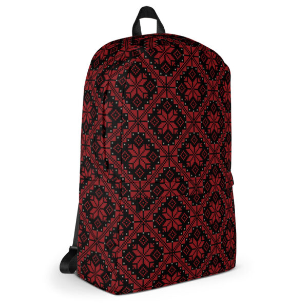 Palestinian Tatreez #12-red backpack red 1