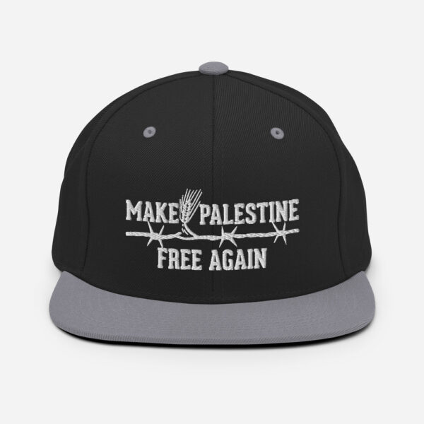 make palestine free again custom hat black grey