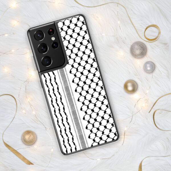 Palestinian Hatta Kufiya Pattern#2 Custom Samsung Phone Case - Image 2