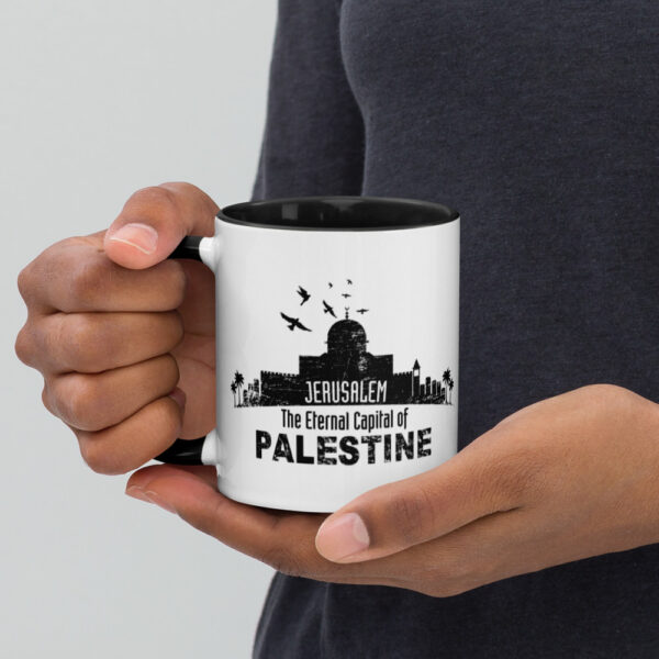 Jerusalem Colorful Coffee Mug the Eternal Capital of Palestine - Image 3