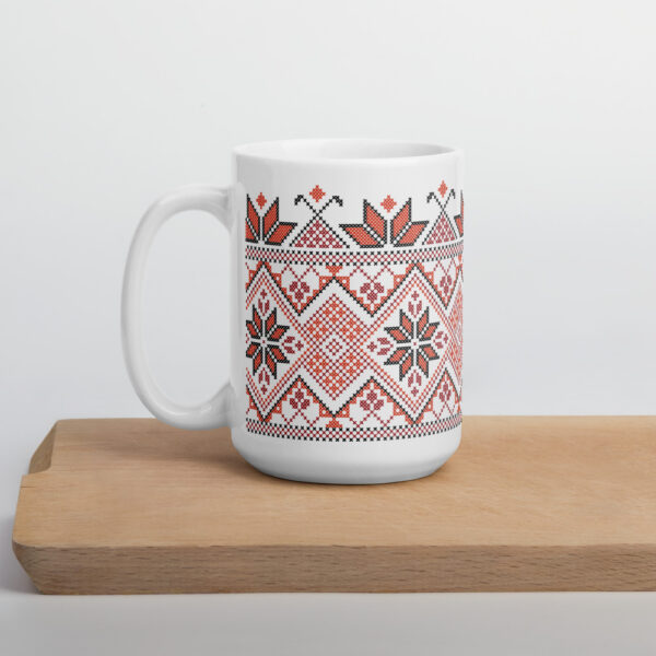 Palestinian Jordanian Tatreez Coffee Mug Embroidery Pattern#2 - Image 6