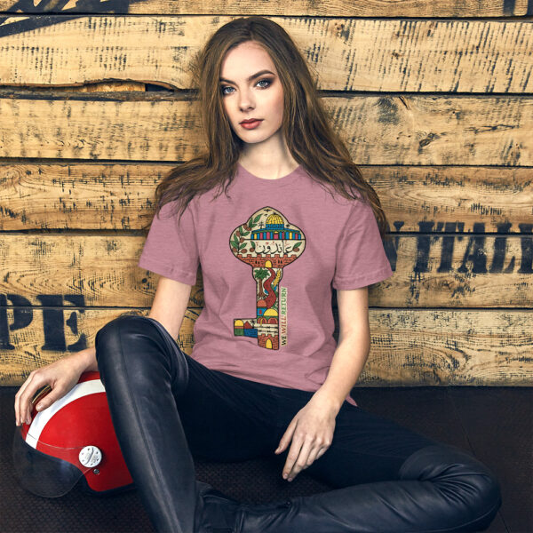 Palestinian Key of Return Palestine Freedom Custom Unisex T-Shirt - Image 4
