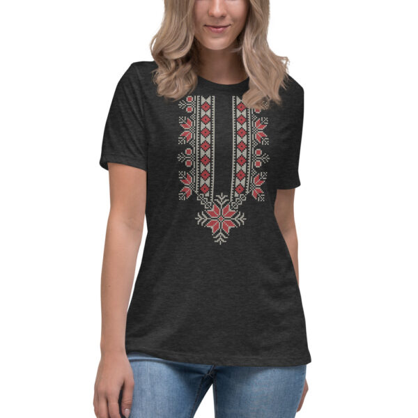 Palestinian Embroidery Palestine Tatreez Pattern14 Women's T-shirt - Image 3