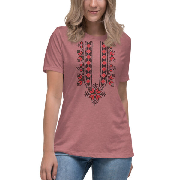 Palestinian Embroidery Palestine Tatreez Pattern14 Women's T-shirt - Image 5