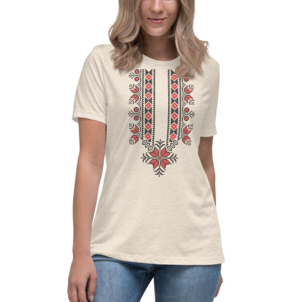 Palestinian Embroidery Palestine Tatreez Pattern14 Women's T-shirt - Image 4