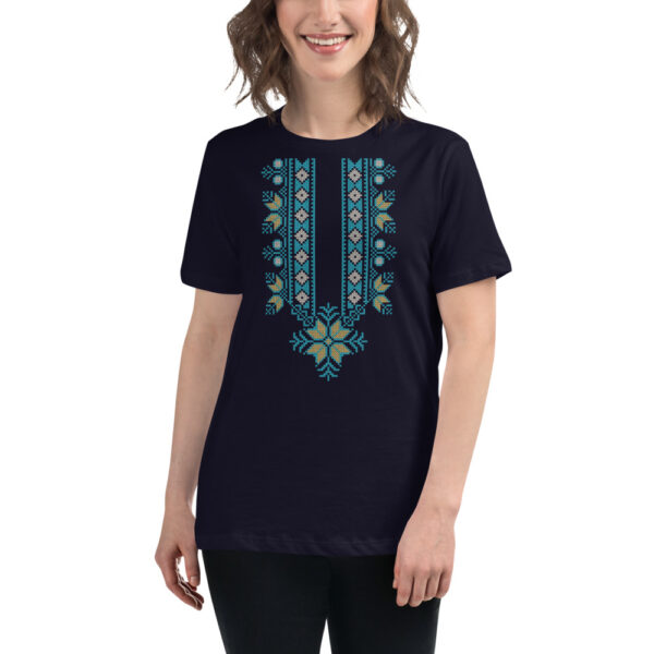 Palestinian Embroidery Palestine Tatreez Pattern14 Women's T-shirt - Image 2