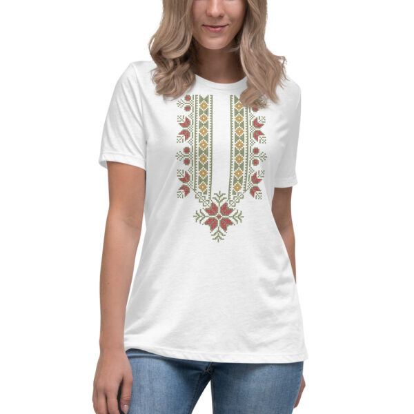 Palestinian Embroidery Palestine Tatreez Pattern14 Women's T-shirt - Image 6