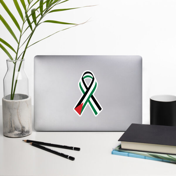 Palestinian Flag Bubble-Free Stickers Palestine Solidarity Ribbon - Image 5