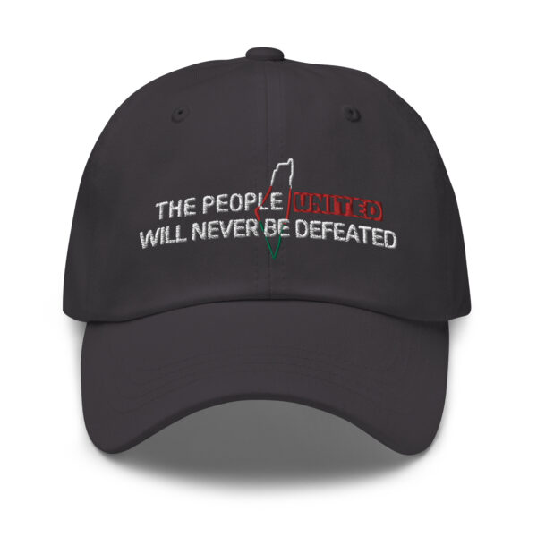 Palestine The People United Custom Embroidered Dad Hat - Image 9