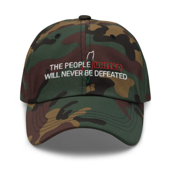 Palestine The People United Custom Embroidered Dad Hat - Image 10