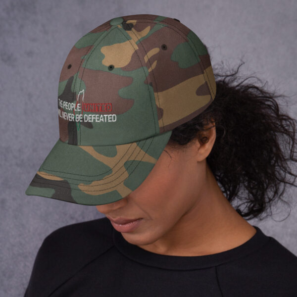 Palestine The People United Custom Embroidered Dad Hat - Image 3