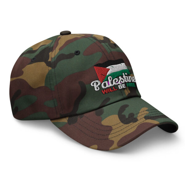 Palestine Will Be Free Dad Hat, Palestinian Flag Baseball Cap - Image 2