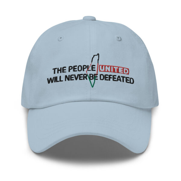 Palestine The People United Custom Embroidered Dad Hat - Image 12