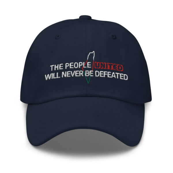 Palestine The People United Custom Embroidered Dad Hat - Image 7