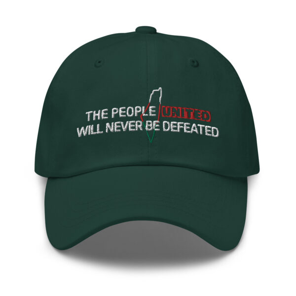 Palestine The People United Custom Embroidered Dad Hat - Image 8