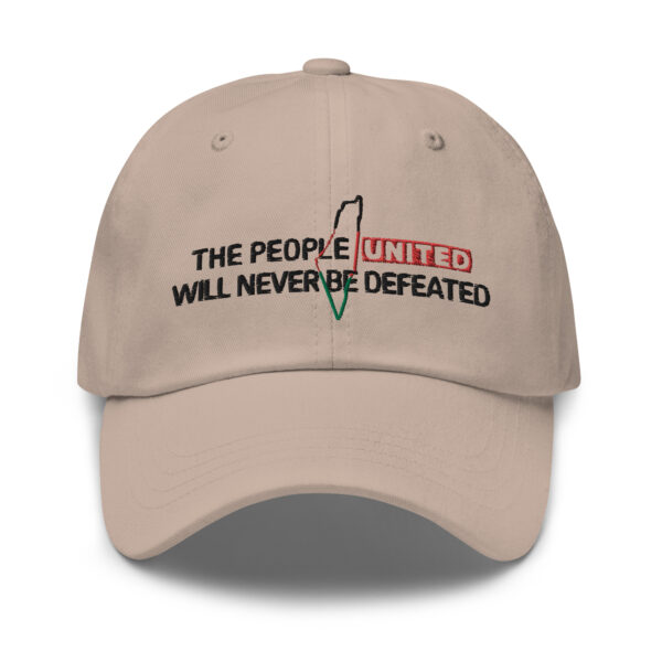 Palestine The People United Custom Embroidered Dad Hat - Image 11