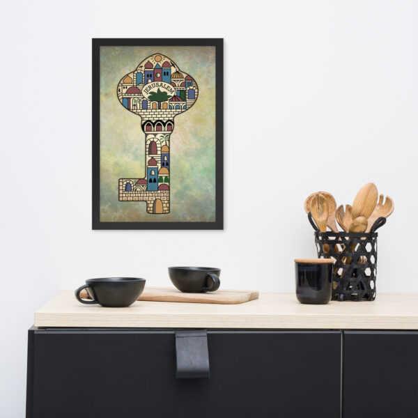 Jerusalem Old City Capital of Palestine Framed Wall Art - Image 2