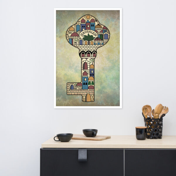 Jerusalem Old City Capital of Palestine Framed Wall Art - Image 6
