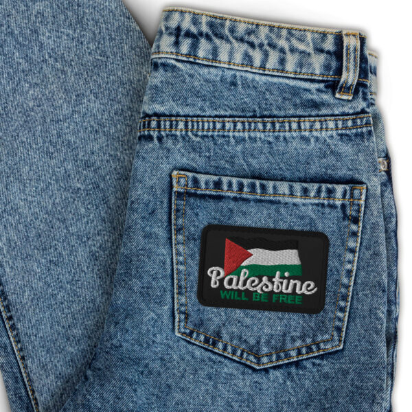 Free Palestine Flag Custom Embroidered Patch - Image 2