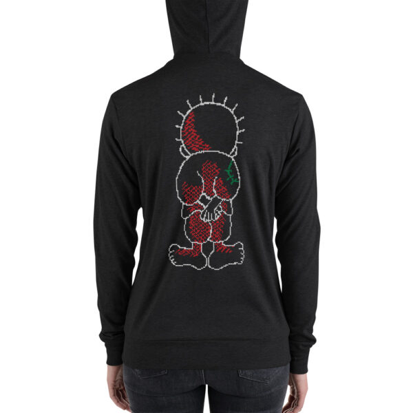 Love Palestine Zip Hoodie Custom Handhala Palestinian Flag - Image 5