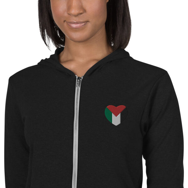Love Palestine Zip Hoodie Custom Handhala Palestinian Flag - Image 10