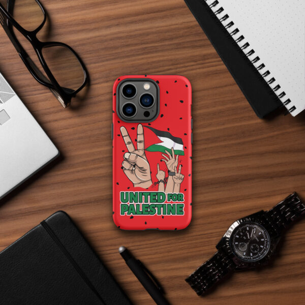 United for Palestine Flag Tough Case for iPhone - Image 4