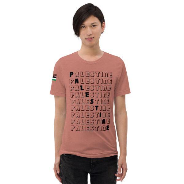 Palestine Name Pattern Top Quality Custom Tri-blend T-Shirt - Image 8