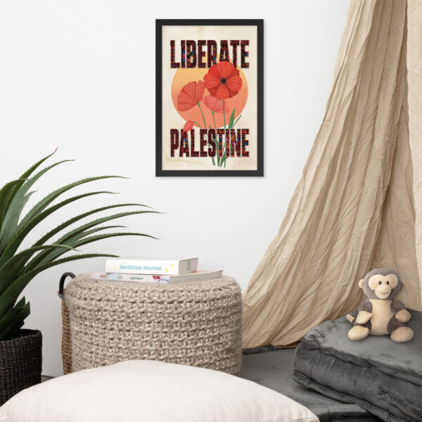 Liberate Palestine Free Palestinian Freedom Custom Poster - Image 5