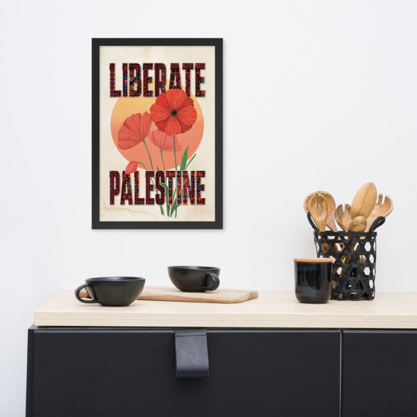 Liberate Palestine Free Palestinian Freedom Custom Poster - Image 2