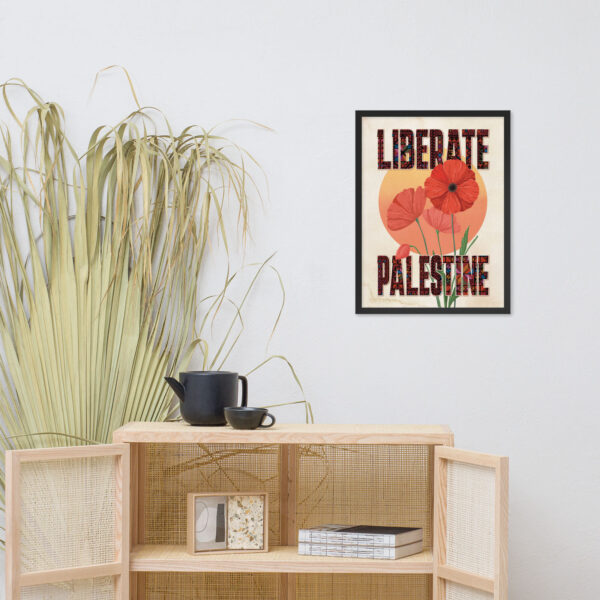 Liberate Palestine Free Palestinian Freedom Custom Poster - Image 7