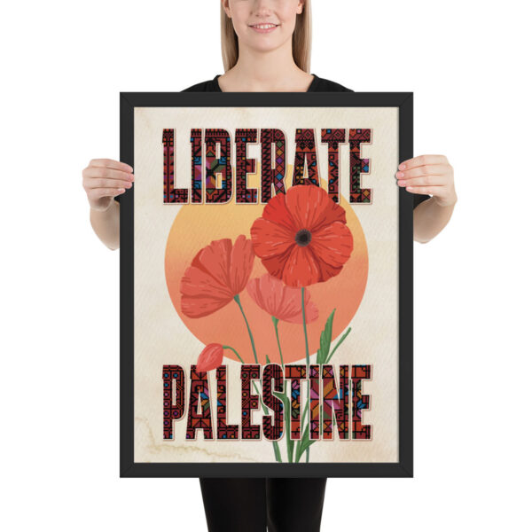 Liberate Palestine Free Palestinian Freedom Custom Poster - Image 6