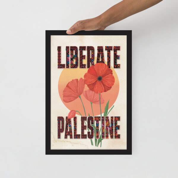 Liberate Palestine Free Palestinian Freedom Custom Poster - Image 3
