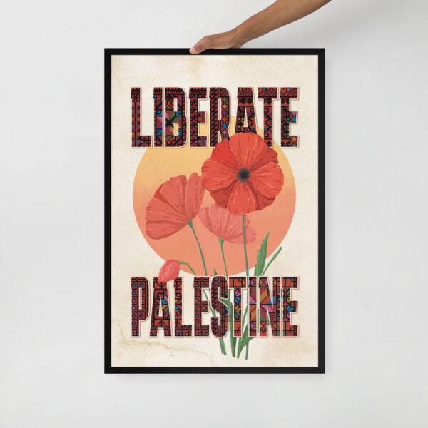 Liberate Palestine Free Palestinian Freedom Custom Poster - Image 4