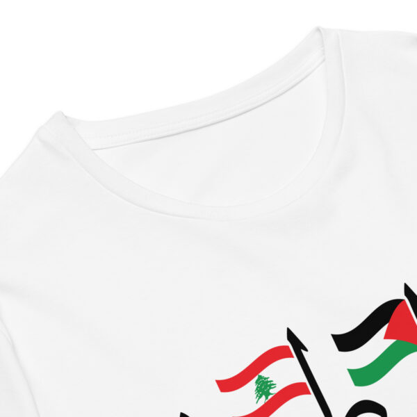 Palestine Lebanon Flags Arabic Calligraphy Men's Premium T-shirt - Image 8