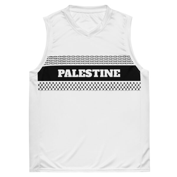 Palestine Name Palestinian Kufiya Pattern Basketball Jersey
