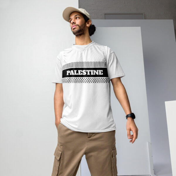 Palestine Name Palestinian Kufiya Pattern Basketball Jersey - Image 4