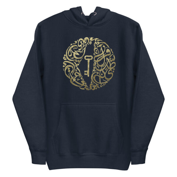 Palestine Map Palestinian Arabic Calligraphy Art Hoodie