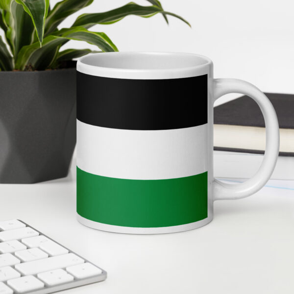 Palestine Flag Mug Glossy Ceramic Customizable Gift - Image 10