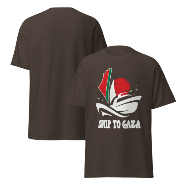 Free Palestine Ship to Gaza Madleen Boat Tshirt - Image 11