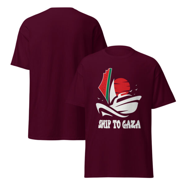 Free Palestine Ship to Gaza Madleen Boat Tshirt - Image 9