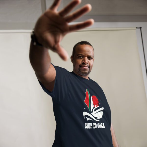 Free Palestine Ship to Gaza Madleen Boat Tshirt - Image 5