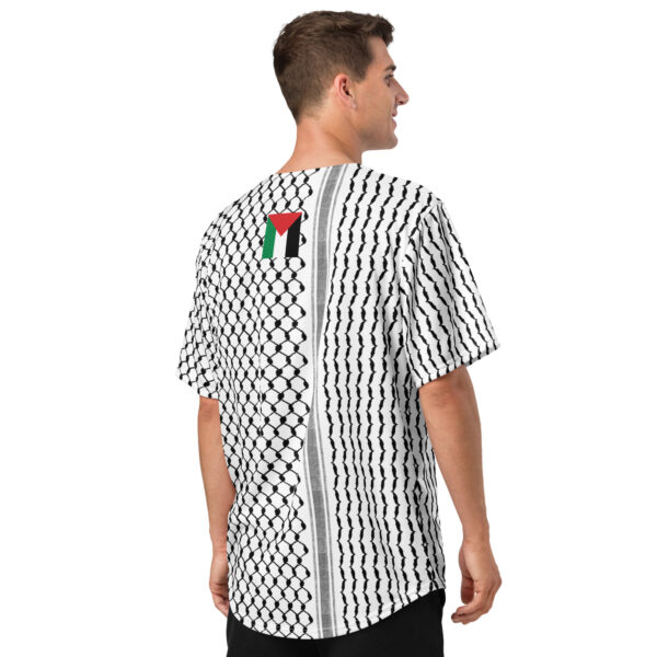 Palestinian Kufiya Baseball Jersey Customized Hatta Shirt - Image 5