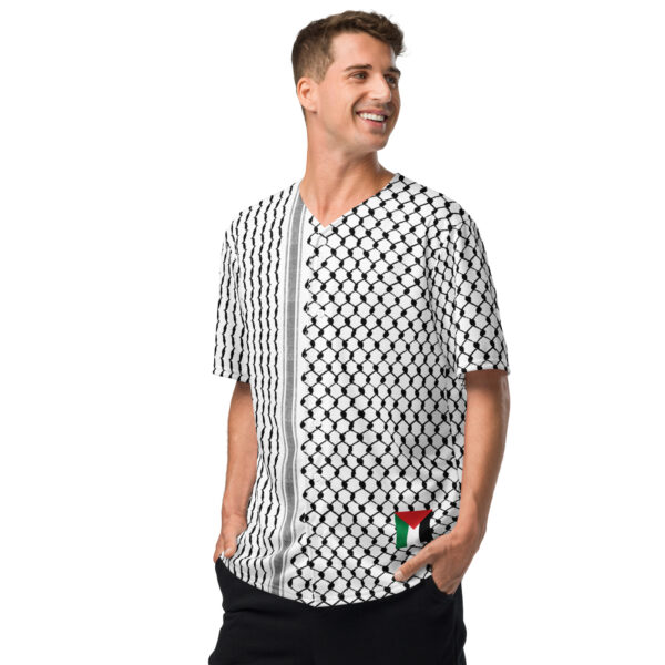 Palestinian Kufiya Baseball Jersey Customized Hatta Shirt - Image 4