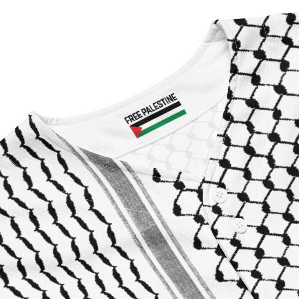 Palestinian Kufiya Baseball Jersey Customized Hatta Shirt - Image 2