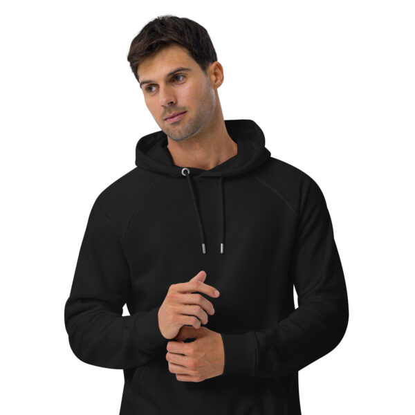 Palestine Map Arabic Calligraphy Custom Eco Raglan Hoodie - Image 5