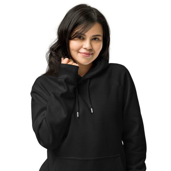 Palestine Map Arabic Calligraphy Custom Eco Raglan Hoodie - Image 4